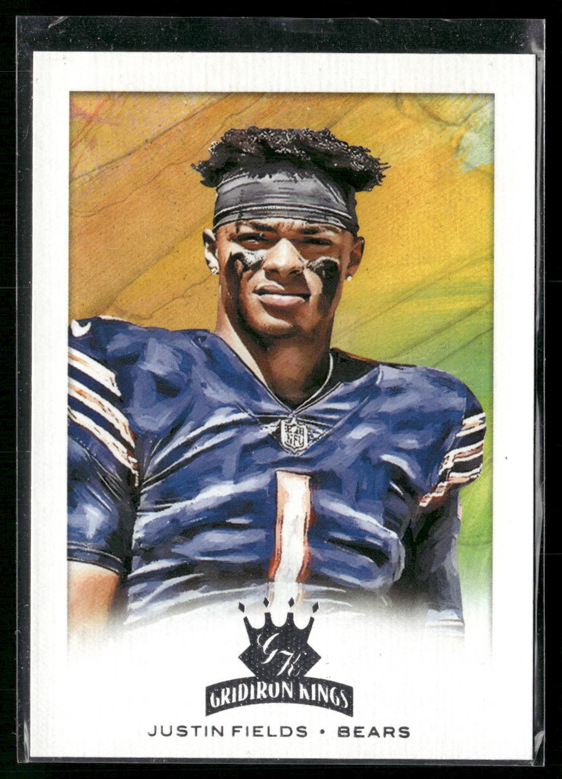 Justin Fields 2021 Panini Chronicles #GK-4 Gridiron Kings Chicago Bears