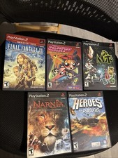 Final Fantasy Narnia Powerpuff Girls Dr Muto PlayStation 2 games Lot Of 5 TESTED