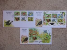 JERSEY - 2007 GARDEN BIRDS + 2 x MIN SHEETS UNADDRESSED FIRST DAY COVERS, VERY F