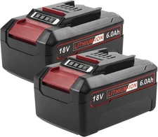 2 Packs 18V 6000mAh Battery Compatible with Einhell Tools X-Change... 