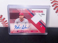 NOLAN SCHANUEL 2024 Topps Update Series AUTO Major League Materials Patch 16/25