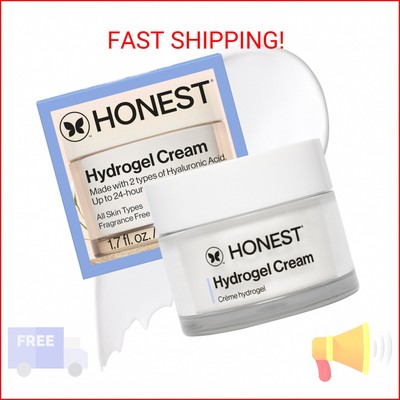 Honest Beauty Hydrogel Cream with Hyaluronic Acid, Jojoba, + Squalane | Oil Free