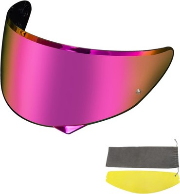 Tinted Visor HJ-34P Visor Helmet Face Shield for C10 HJ-34P, Rose Red Visor