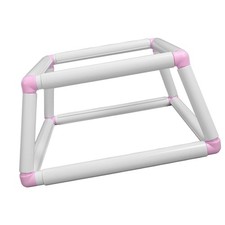 Embroidery Frame Lap Stand Cross Stitch Stitching Holder Set Rectangular Plastic