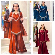 PUNJABI SHARARA PLAZZO KURTI PLAZZO SALWAR KAMEEZ SUIT WOMEN READY MADE DESIGNER