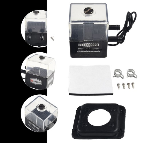 SC-300T 12V DC Mini Quiet Water Pump &Pump tank for PC CPU Liquid Cooling System - Afbeelding 19 van 24