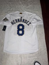 Kike Hernandez Los Angeles Dodgers Champion Gold Collection Jersey Size XL