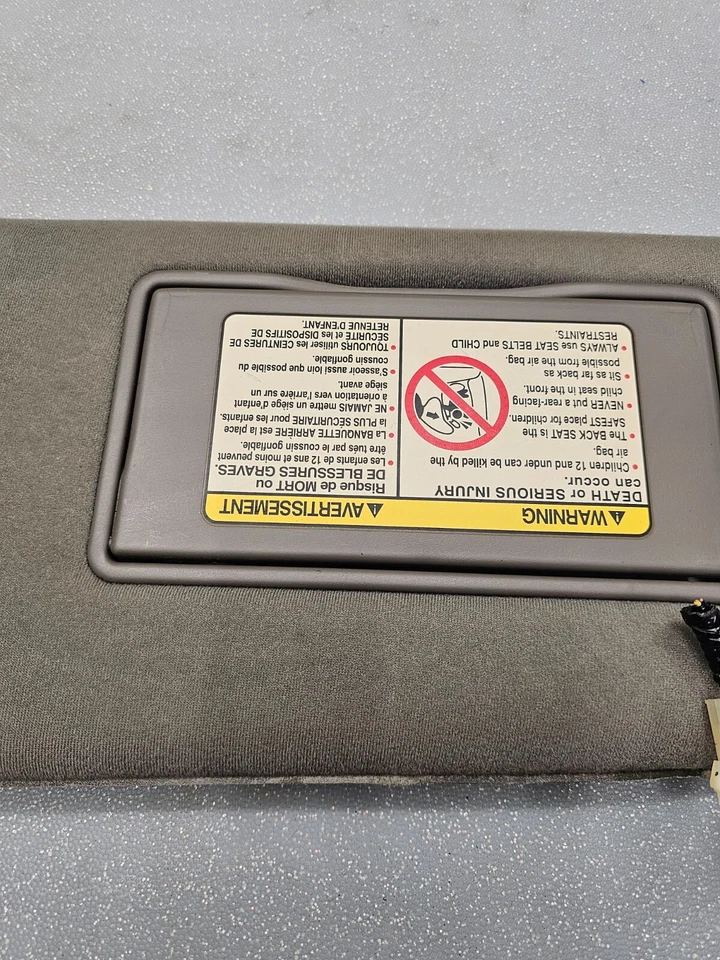 Nissan Murano 2003-2007 parasol lado izquierdo del conductor montaje izquierdo gris oscuro Foto 3 de 4