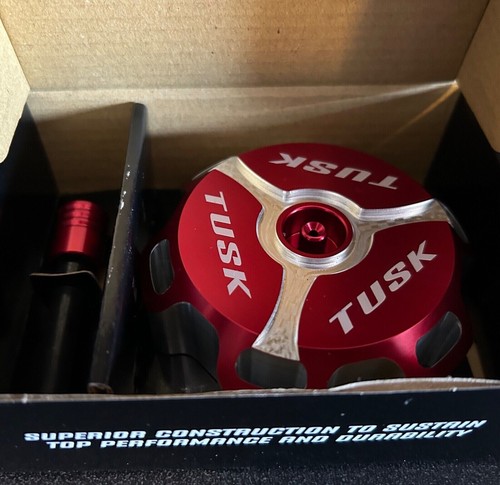 Tusk Gas Cap 2012–2025 Honda CRF150R CRF 150R & Expert Fuel Tank Petrol Lid Red - Picture 5 of 5