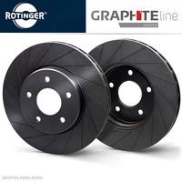 Rotinger Graphite Bremsscheiben Set HA FüR BMW 5Er E60 E61 E63 34216753215