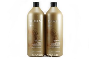 REDKEN-All-Soft-Shampoo-amp-Conditioner-Liter-Set-33-8-FREE-Returns