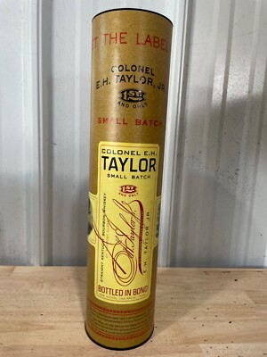 Colonel EH Taylor Small Batch Bourbon EMPTY TUBE ONLY - NO BOTTLE