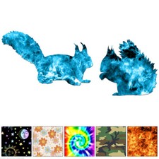 Squirrels - Decal Sticker - Multiple Patterns  Sizes - ebn6796