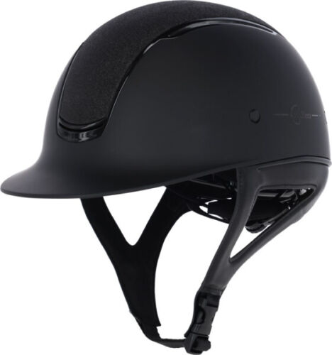Kerbl Covalliero Reithelm Eclipse ( 56cm-58cm) schwarz matt mit Glitzer, 3230157 - Bild 9 von 9