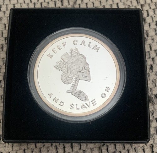 2016 Slave Queen 2 oz Proof - Silver Shield Mintage 74/133 With Box And Coa