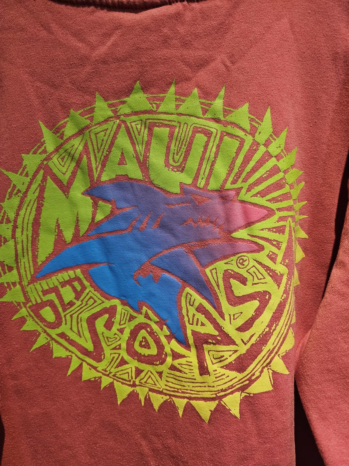 Maui and sons graphic sweatshirt size L image 5