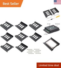 8Pcs 2.5" to 3.5" SSD HDD Mounting Bracket - Durable Metal - Easy Installation
