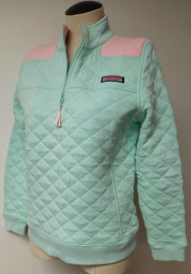 VINEYARD VINES QUILTED SHEP SHIRT MINT 