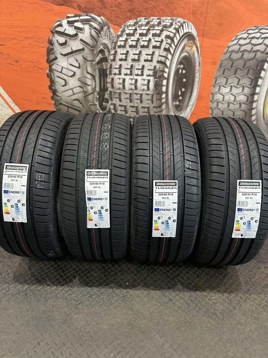 4 x 225/40 R18 Bridgestone Turanza T006 92Y XL 225 40 18 (2254018