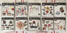 Sizzix Thinlits Dies Lot Of 10 Packs Tim Holt...