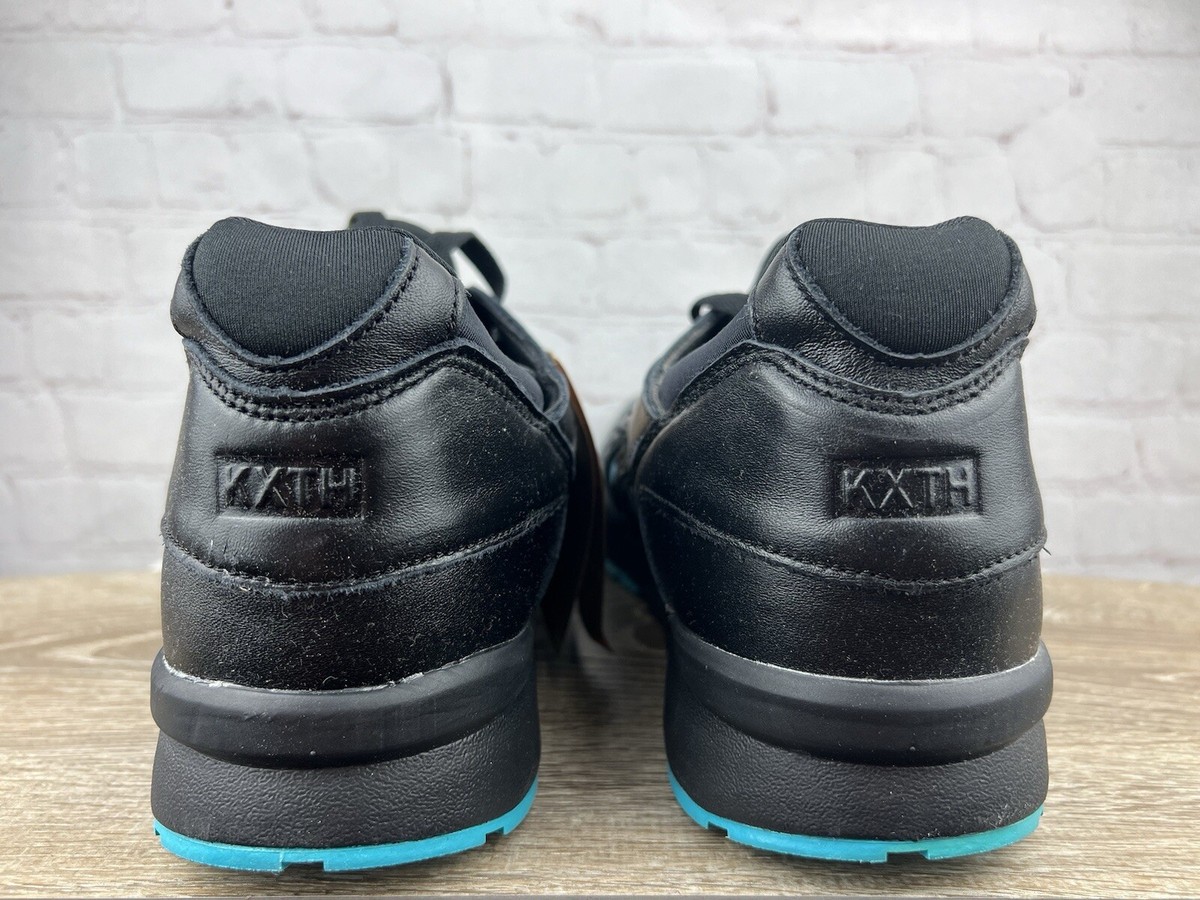 Size 10.5 - Kith x ASICS Gel Lyte 5 Leatherback Black/ Grey-Teal W/ Bag & Laces! Kith announces the release of the Asics GEL Lyte V  main image 2