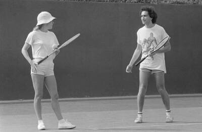 France Gall and Michel Berger at the Olympiad of the song orga 1970s Old Photo 2