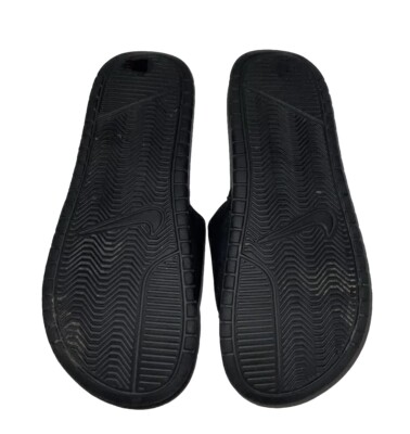 2020 NIKE x STUSSY ~EMBROIDERED LOGO~ BENASSI SLIDE 7~BLACK