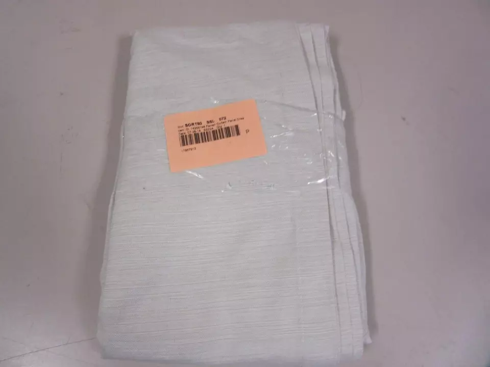 Threshold Light-Filtering Curtain Panel Cream Farrah 54" x 84" One Panel - Image 3 of 3