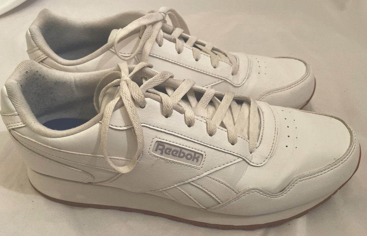 Reebok Classic Size 11.5 Leather White Gum Mens Running  display picture 1