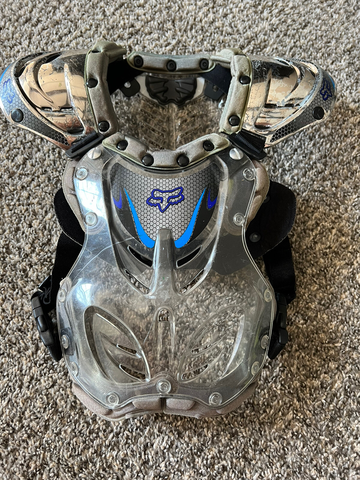 Fox Racing Chest Protector Motocross Shoulder Pads Youth eBay