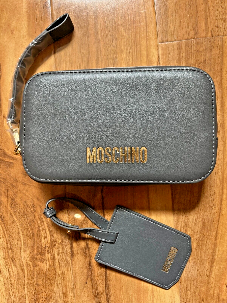 MOSCHINO インポートブラック パーティーバック、コスメバック MOSCHINO インポートブラック パーティーバック、コスメバック | MOSCHINO