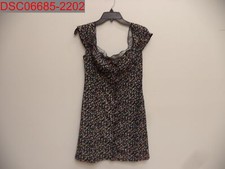BP. Women's Black Multi Roses Bustier Detail Knit Minidress, Size S 439114252737