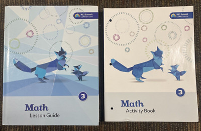 K12 Homeschool Curriculum Summit Set Math 3 Lesson Guide & Activity Book 3