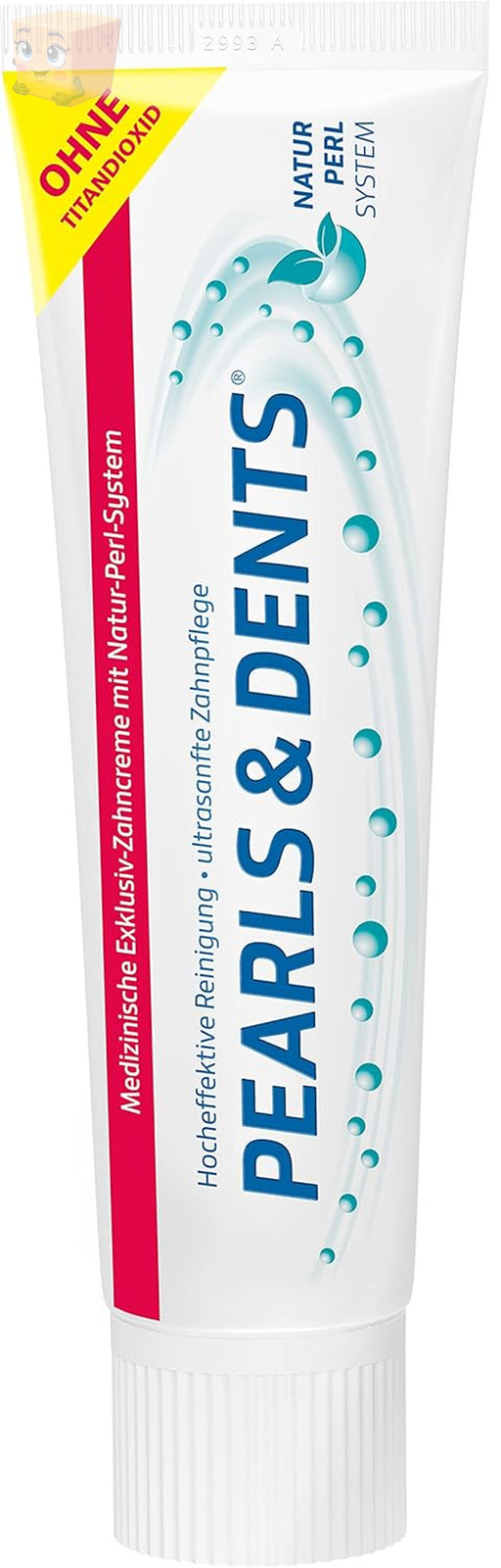 Pearls & Dents Zahnpasta Zahncreme mit Natur-Perl-System 100 Ml