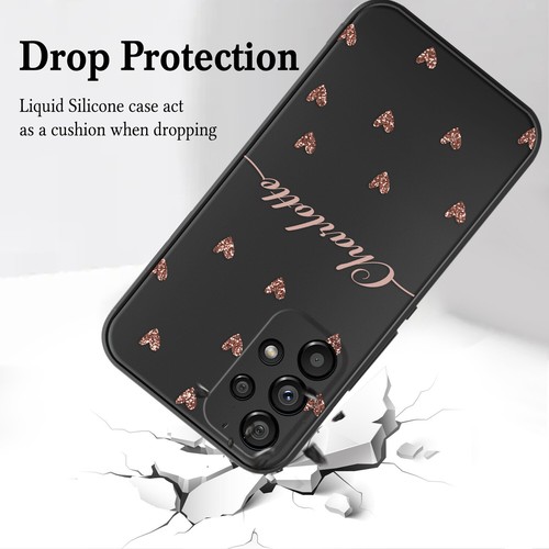 Custodia telefono silicone per Samsung Galaxy S22 S25 S23 S24 Bling cover personalizzata - Foto 90 di 108
