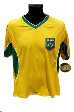 Brazil Soccer Adult  Poly Jersey P001 Rhinox-S