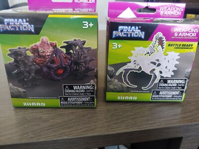 Final Faction Rumbler and Weapons & Armor Pack, New Kharn Series 1
