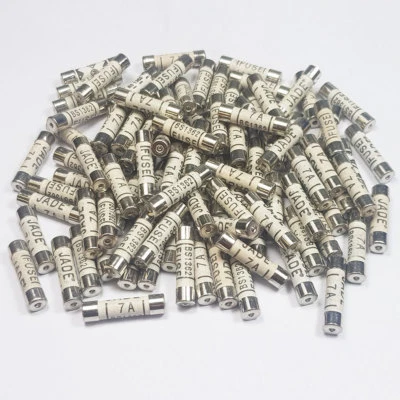 SPLITCHARGE 7A AMP CERAMIC FUSE BS1362 DOMESTIC HOUSEHOLD MAINS PLUG CARTRIDGE FUSE