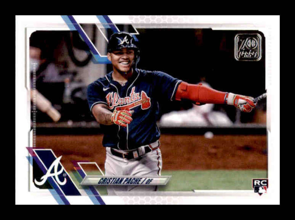 2021 Topps Variation Short Prints #187 Cristian Pache SP Atlanta Braves ID:27358