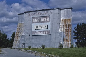 Drive-in Movie Theater Route 11 Augusta ME Maine 1984 View ...