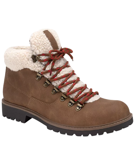 Sun Stone Glenn Winter Boots Mens 12 M Brown Faux Fur Trimmed Lace Up Shoes NWB s-l400.jpg main image 2