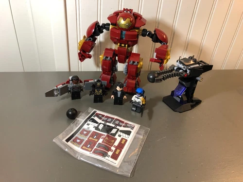 Lego Marvel Super Heroes Hulkbuster Smash Up #76104 100% Complete