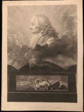 L'AVOCAT DE LOUIS XVI  LAMOIGNON DE MALESHERBE GRAVURE ANCIENNE XVIII