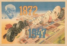 Pubblicità Pirelli nel 75° della fondazione - 1947 / illustratore Loiacono