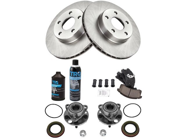Front Brake Pad and Rotor and Wheel Hub Kit fits Buick Skylark 1990-1995 48CHCJ