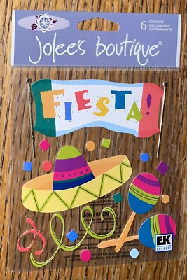 RARE Jolees Fiesta Title Cinco De Mayo 5th of May Mexico Mexican Holiday Sticker