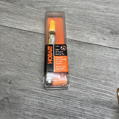 Hobart Industrial Paint Marker - Yellow, Valve Action Welding Products 770221