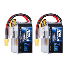 2x Zeee 6S LiPo Battery 22.2V 1500mAh XT60 Softcase 120C for RC Car FPV Trucks