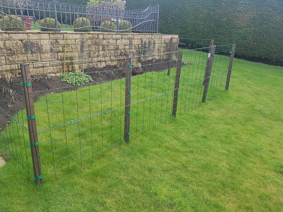 Recinzione Permanente Giardino-Pannelli-Barriera per Cani Recinzione Pollame-Varie Altezze - Immagine 3 di 4