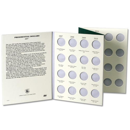 2007-2016 U.S. Presidential Dollar Custom Folder Littleton Coin - Picture 5 of 5